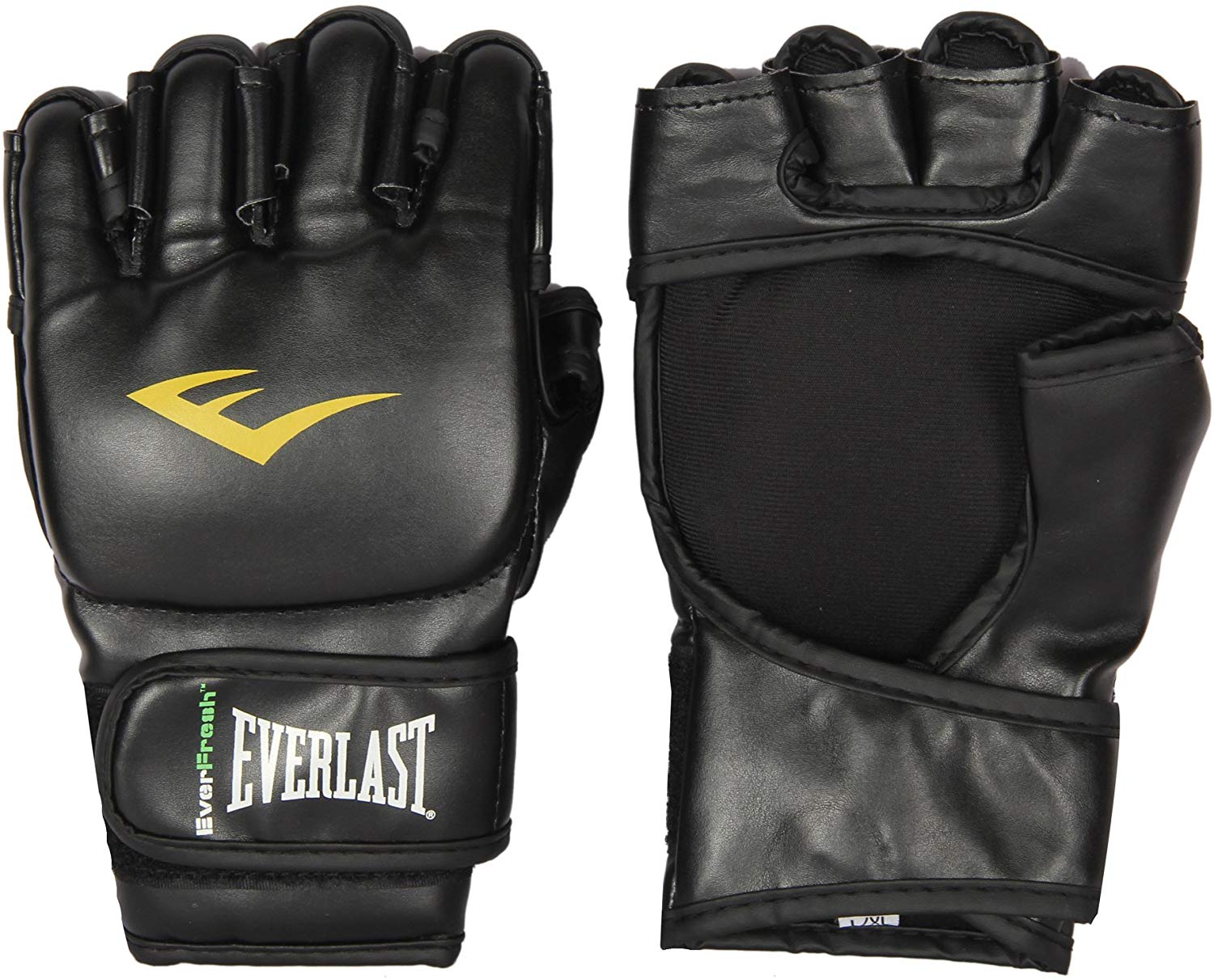 Everlast Mixed Martial Arts Grappling Gloves, XL, Black