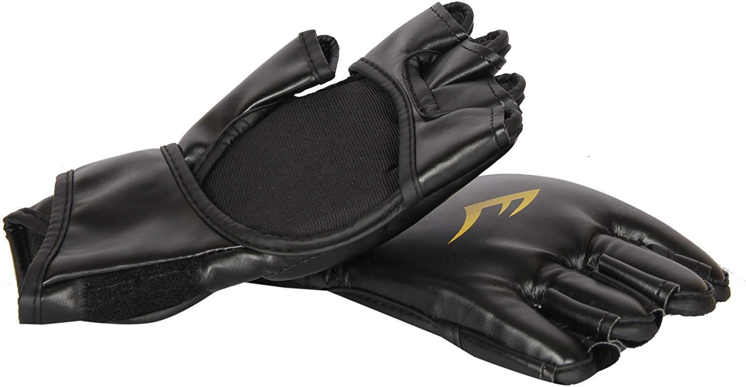 Everlast Mixed Martial Arts Grappling Gloves, XL, Black