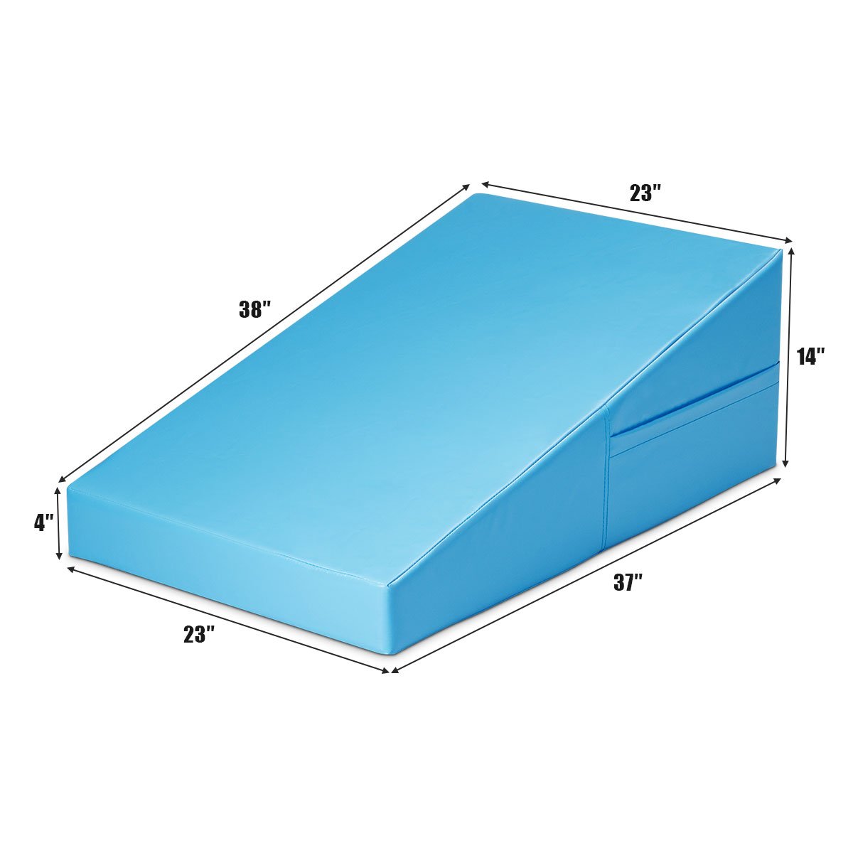 Incline Gymnastics Mat Yoga Wedge Ramp Gym Skill Shape 4 color