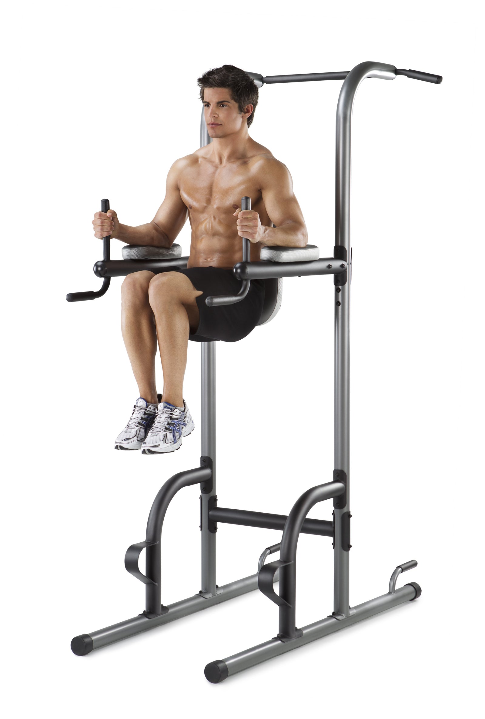 Power Tower with Four Workout Stations