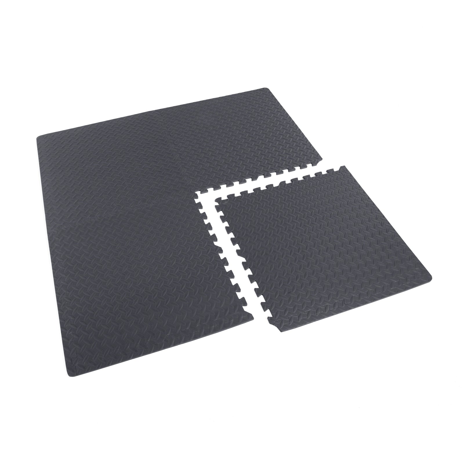 Barbell High Density EVA Puzzle Floor Mat, 4 Pieces