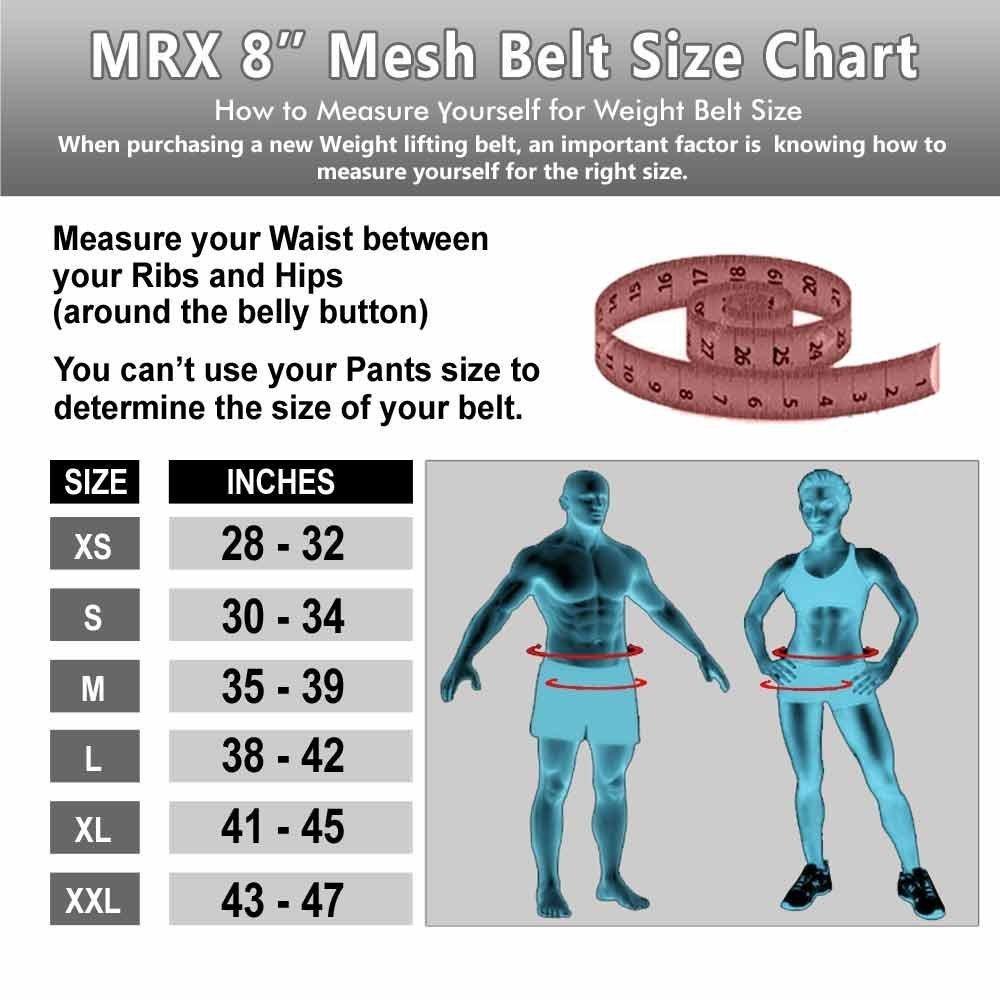 Weight Lifting Belt Gym Back Support Brace Fitness Workout Belts 8" Wide Red S