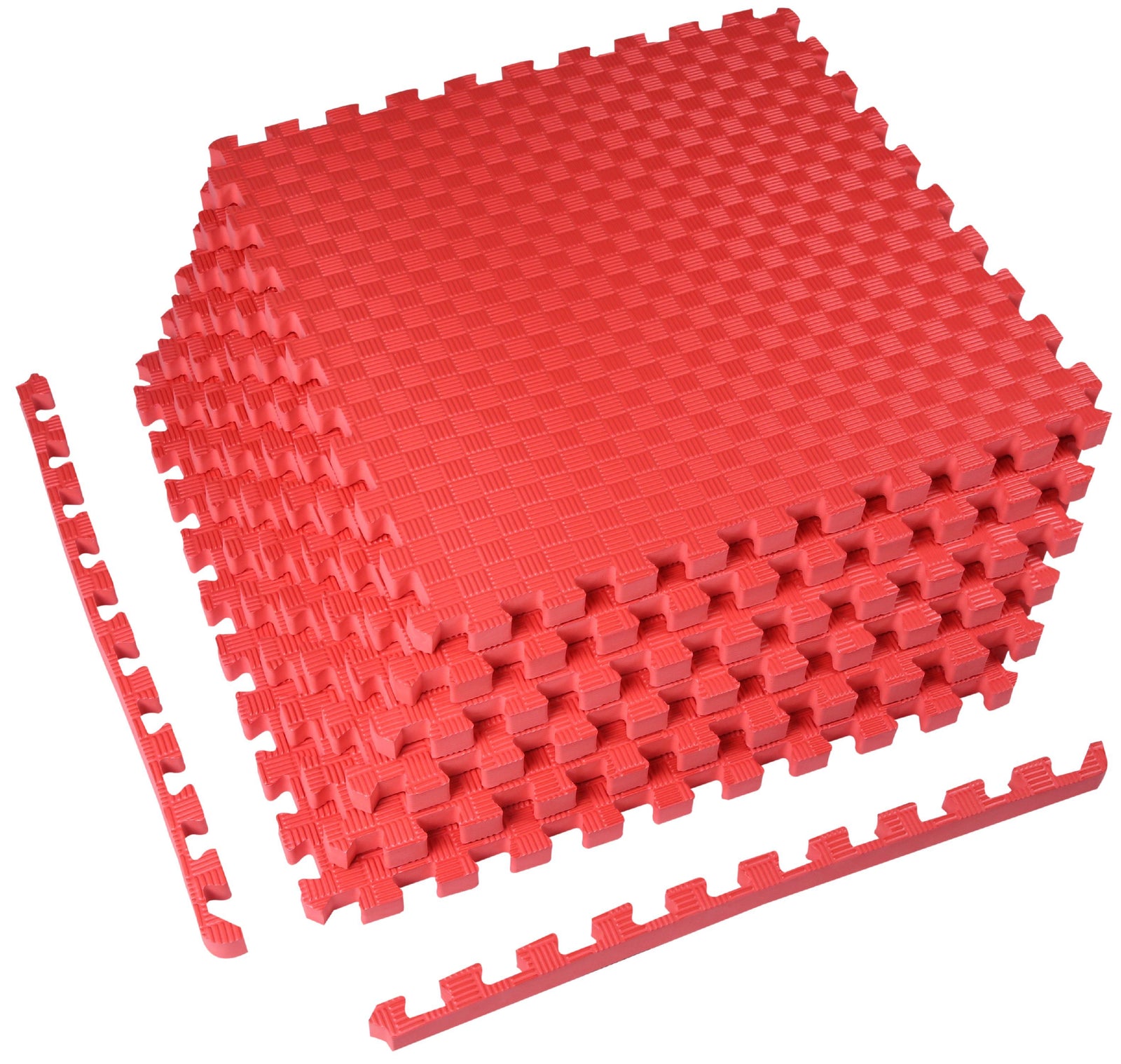 1" EXTRA Thick Puzzle Exercise Mat with EVA Foam Interlocking Tiles for MMA, Exercise, Gymnastics and Home Gym Protective Flooring, 24 Square Feet