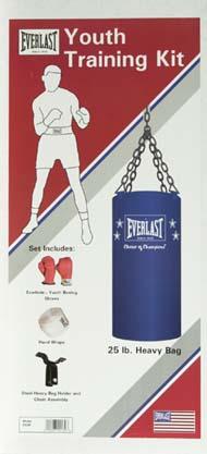 Everlast Youth Starter 25lb Heavy Bag Kit