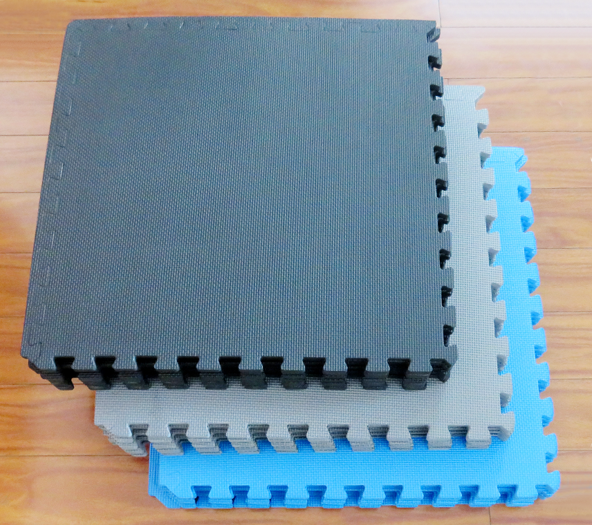 1/2" EXTRA Thick Puzzle Exercise Mat with EVA Foam Interlocking Tiles for MMA, Exercise, Gymnastics and Home Gym Protective Flooring, 24 Square Feet