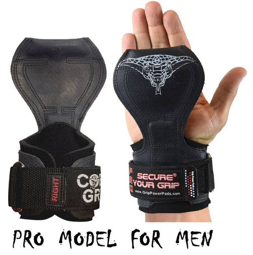 Grips PRO Weight Lifting Gloves Heavy Duty Straps For Deadlifts Lifting Grip