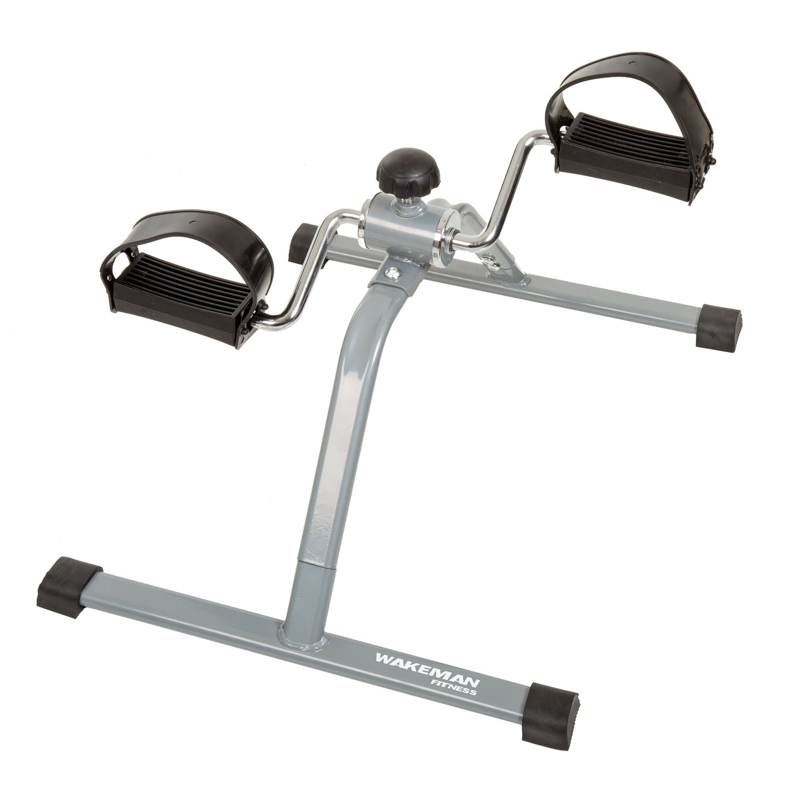 Portable Fitness Pedal Stationary Under Desk Indoor Exercise Machine Bike for Arms, Legs, Physical Therapy or Calorie Burner by Wakeman