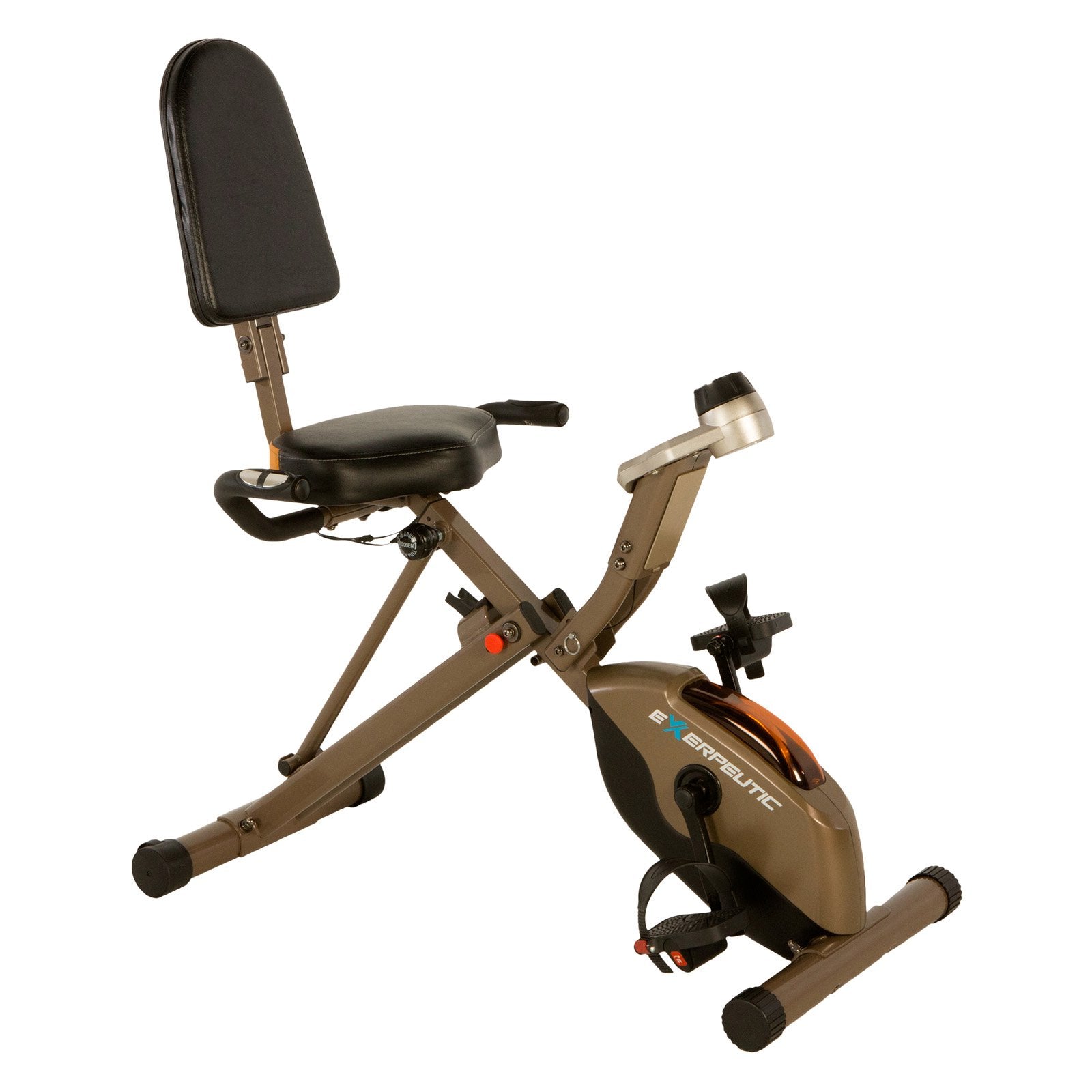Exerpeutic 400lb Maximum Capacity Folding Foldable Recumbent Exercise Bike