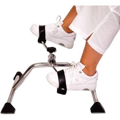 Essential Medical Supply Chrome Pedal Exerciser with Adjustable Tension