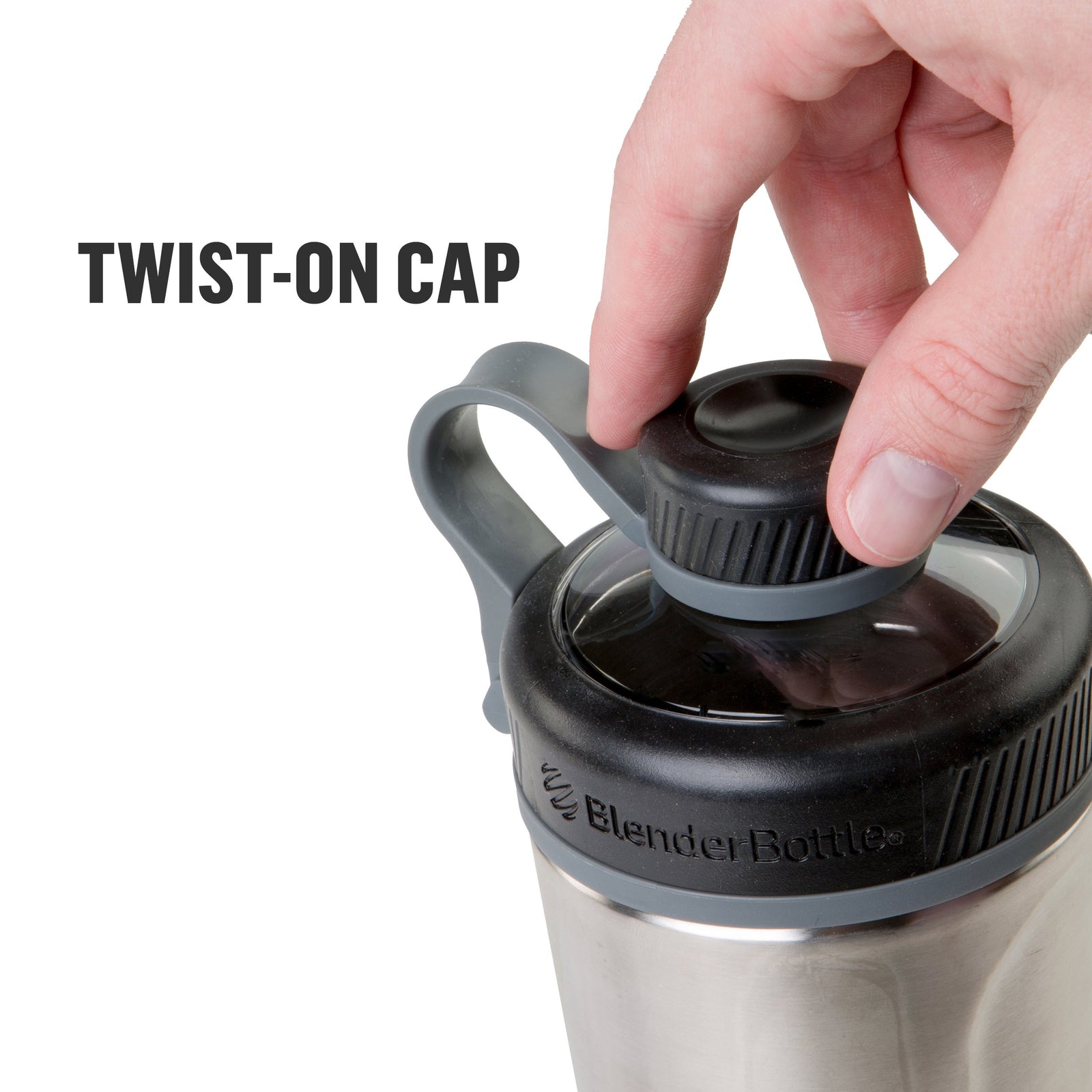 BlenderBottle 26oz Radian Insulated Stainless Steel Shaker Cup Black