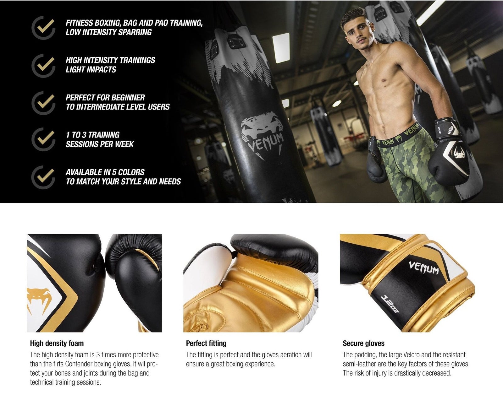 Venum Contender 2.0 Boxing Gloves