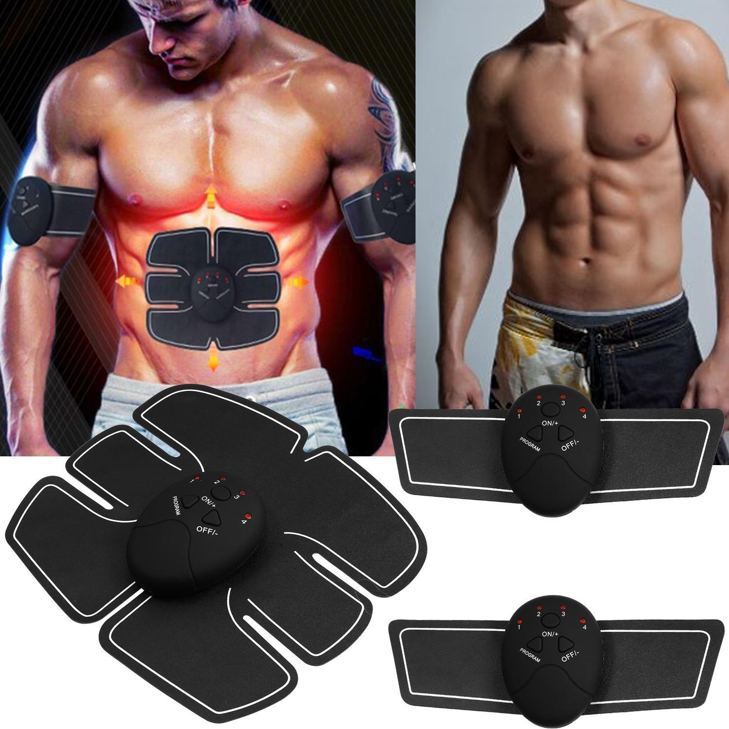 Waist Trimmer Muscle Toner Abdominal Toning Belt Smart Fitness Body Gym Workout