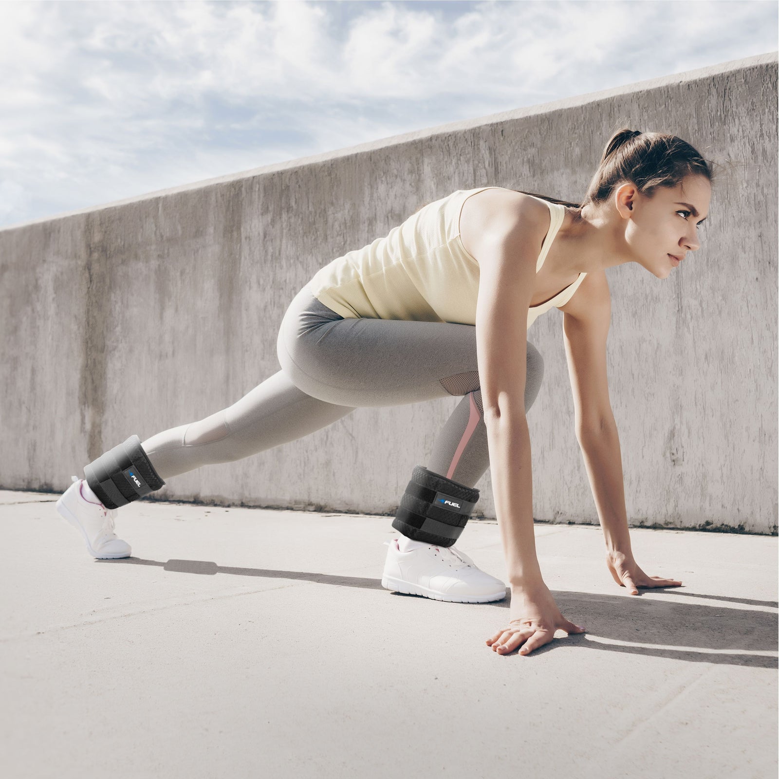 Fuel Pureformance Adjustable Wrist/Ankle Weights, 20-Pound Pair