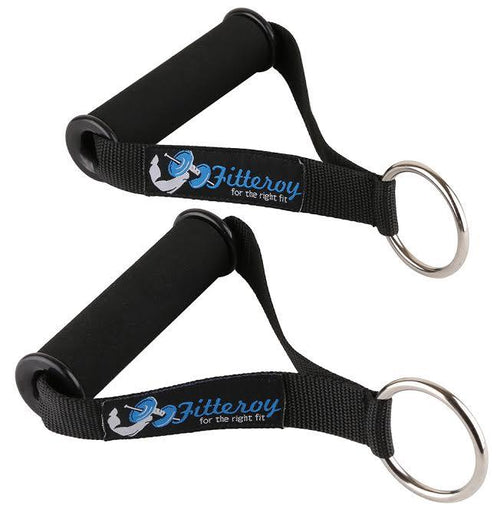  Heavy Duty Exercise Handles for Cable Machines and Resistance Bands (1 pair)