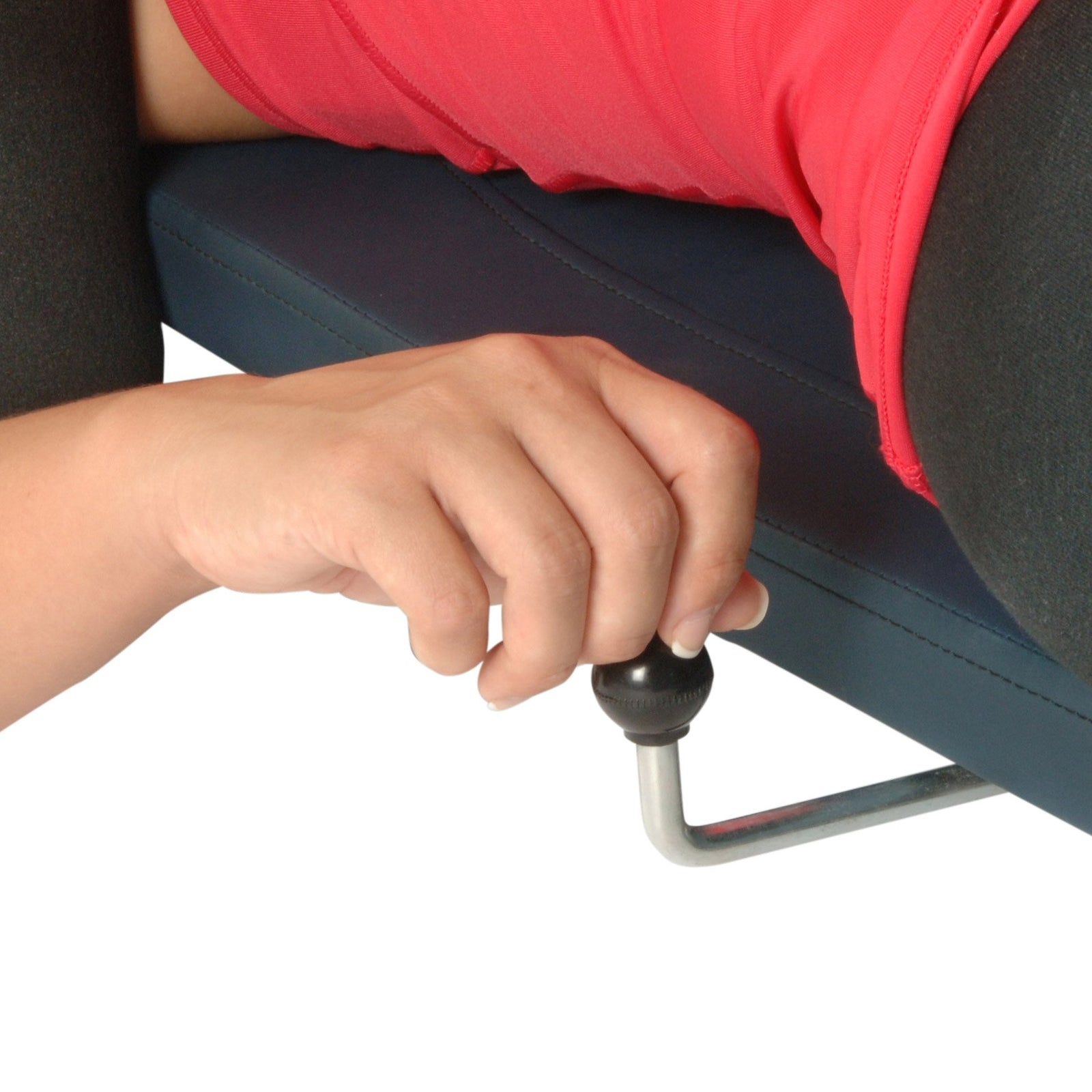 InLine Back Stretch Bench, Blue Gray