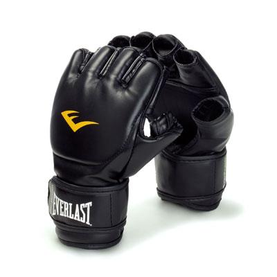 Everlast Mixed Martial Arts Grappling Gloves, XL, Black