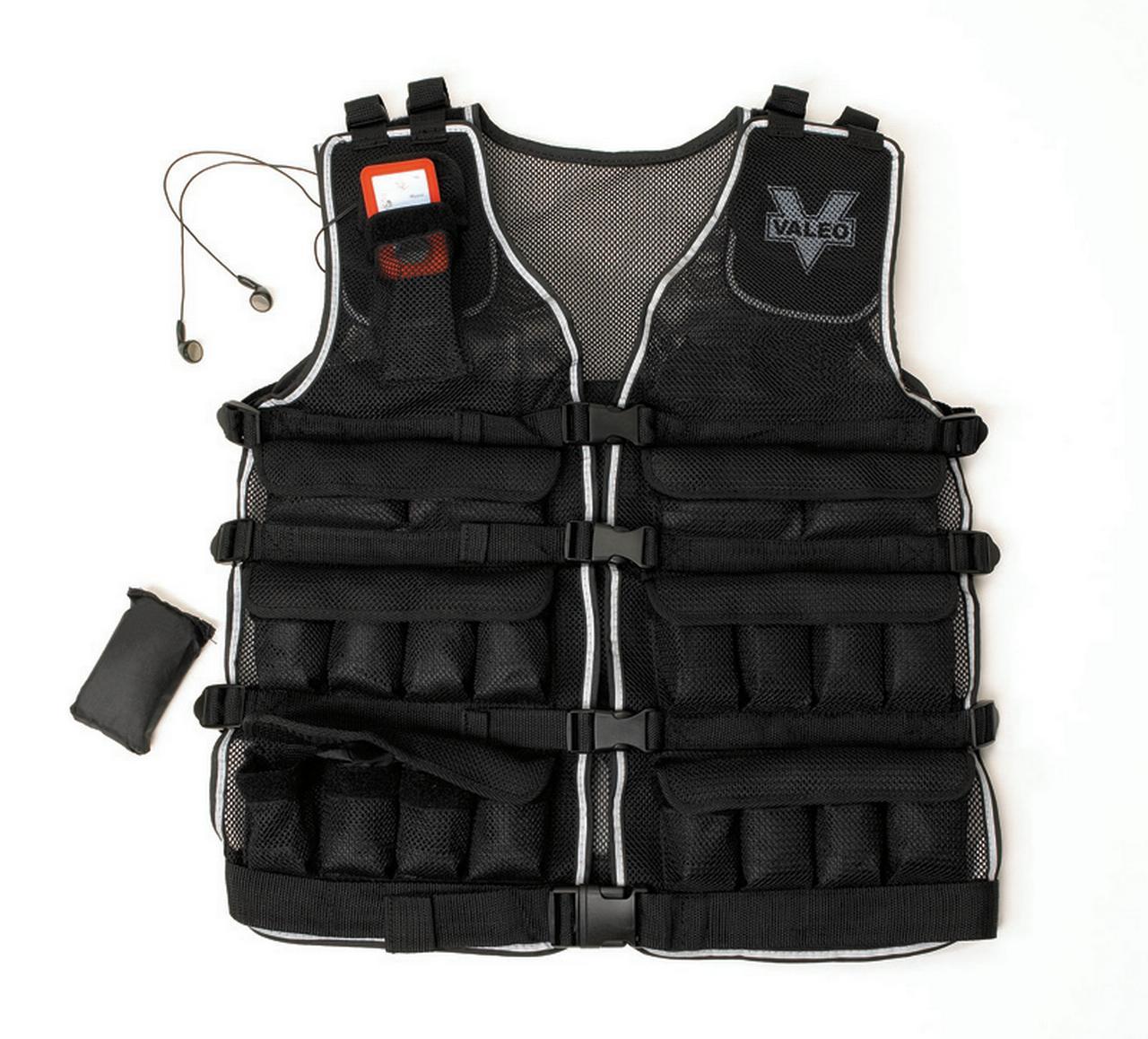 20-Pound Weighted Vest With Removable 1 Pound Packs To Adjust From 1 to 20 Pounds