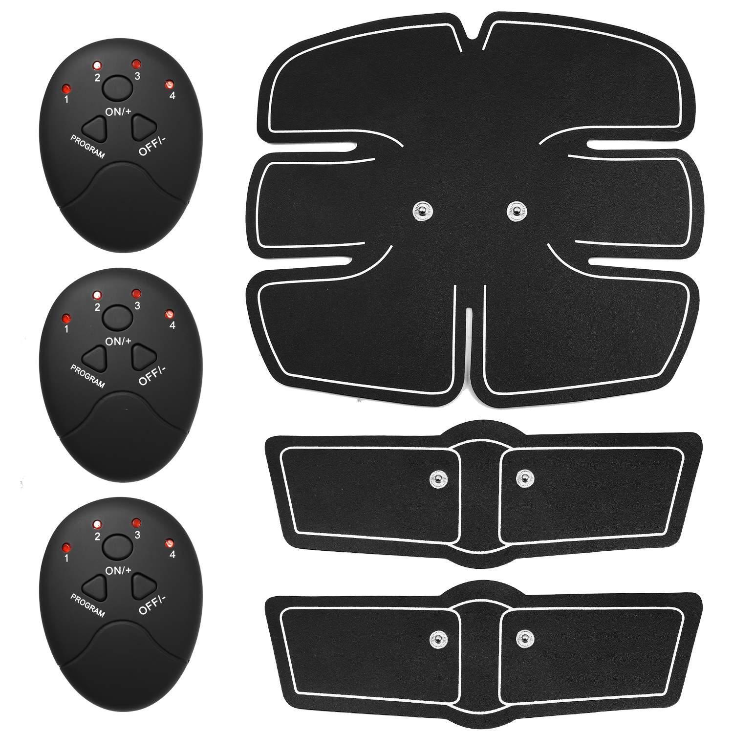 Waist Trimmer Muscle Toner Abdominal Toning Belt Smart Fitness Body Gym Workout