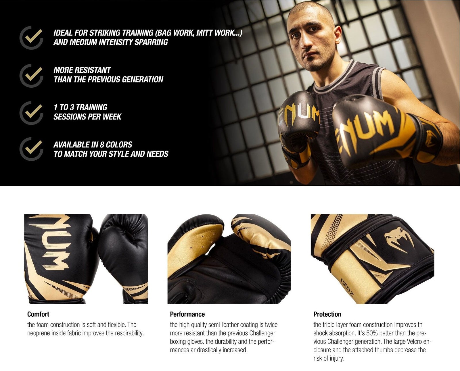Venum Challenger 3.0 Boxing Gloves