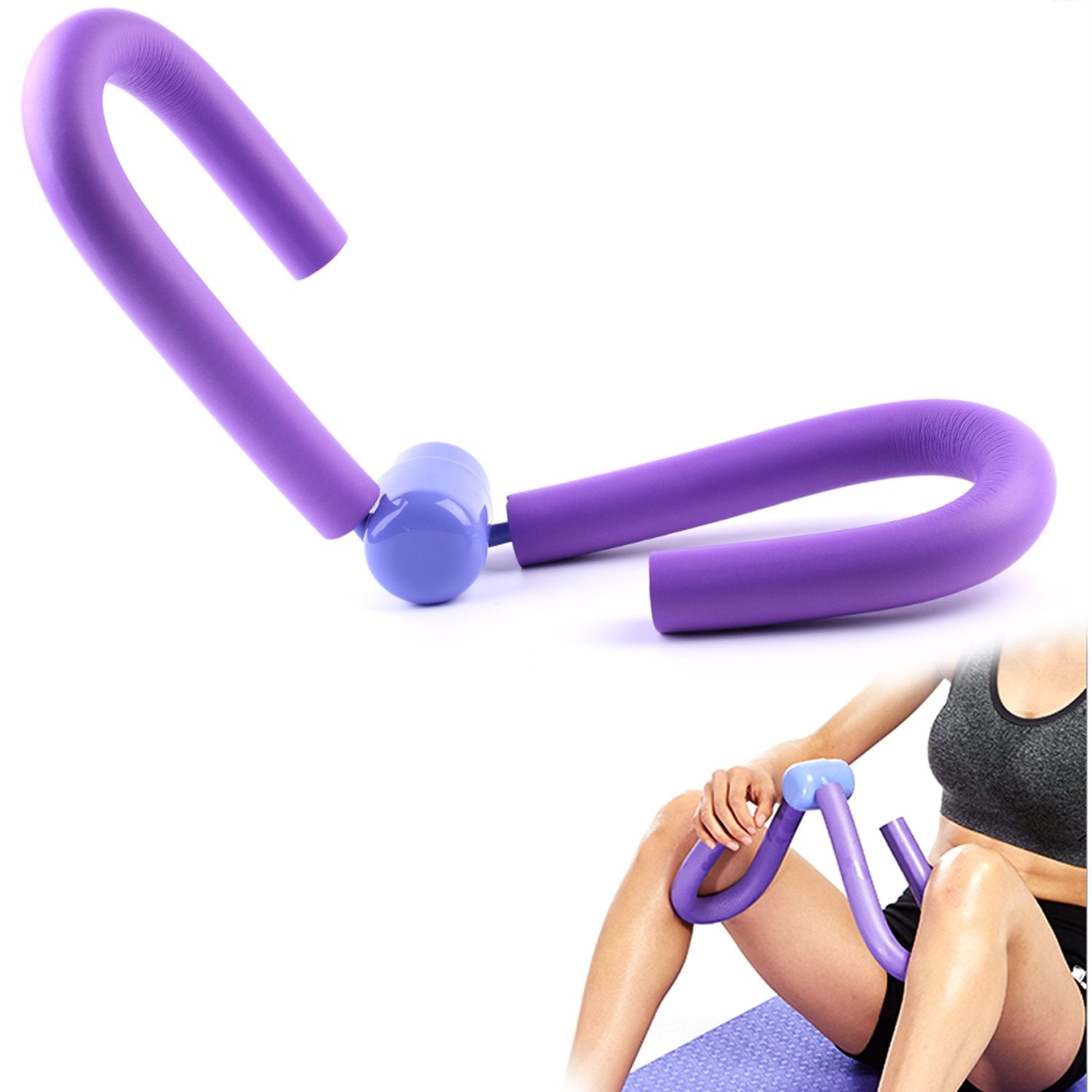 Cushioned Foam- Arm, Leg, Butt Thigh Trimmer Home Gym Fitness Sport Equipment(Anti-slip)
