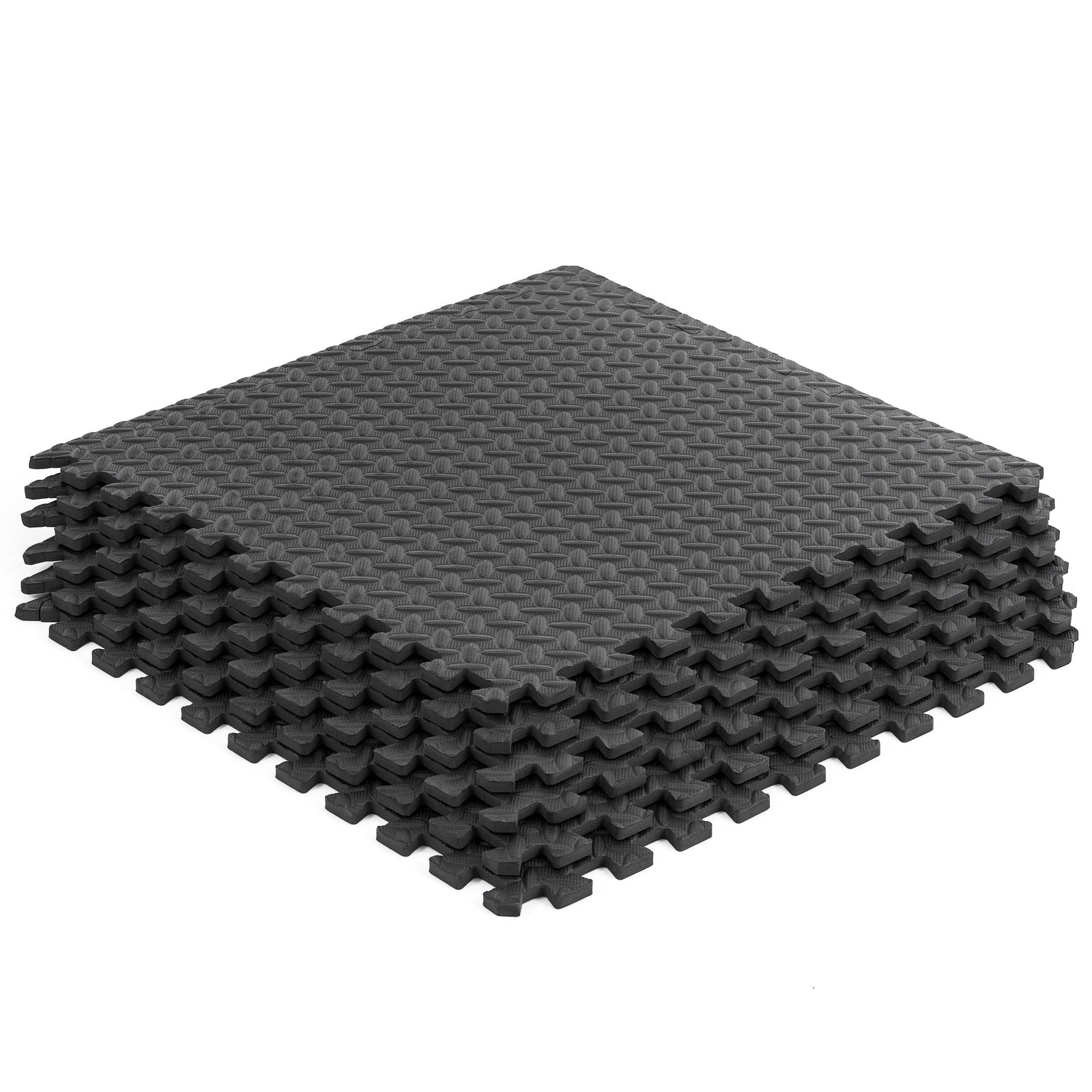 Puzzle Exercise Mat, 1/2" Thick EVA Foam Interlocking Tiles