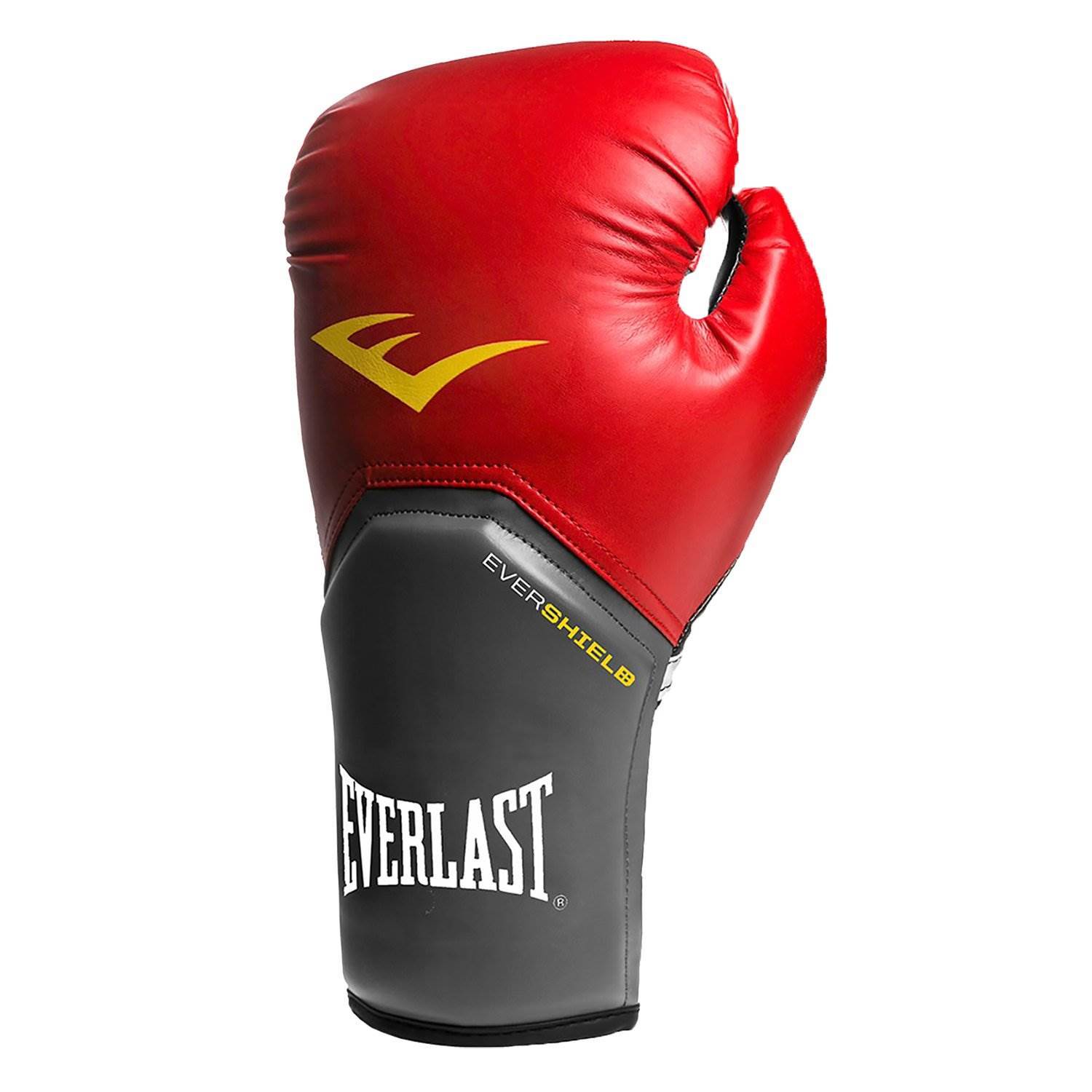 Everlast 16 Oz Pro Style Elite Cardio Kickboxing and Boxing Training Gloves, Red