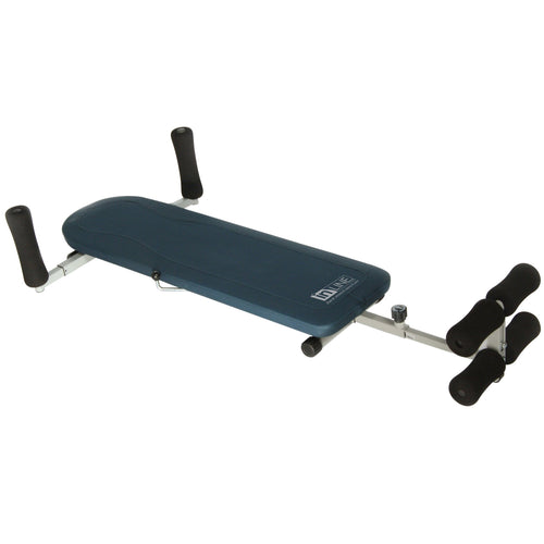 InLine Back Stretch Bench, Blue Gray
