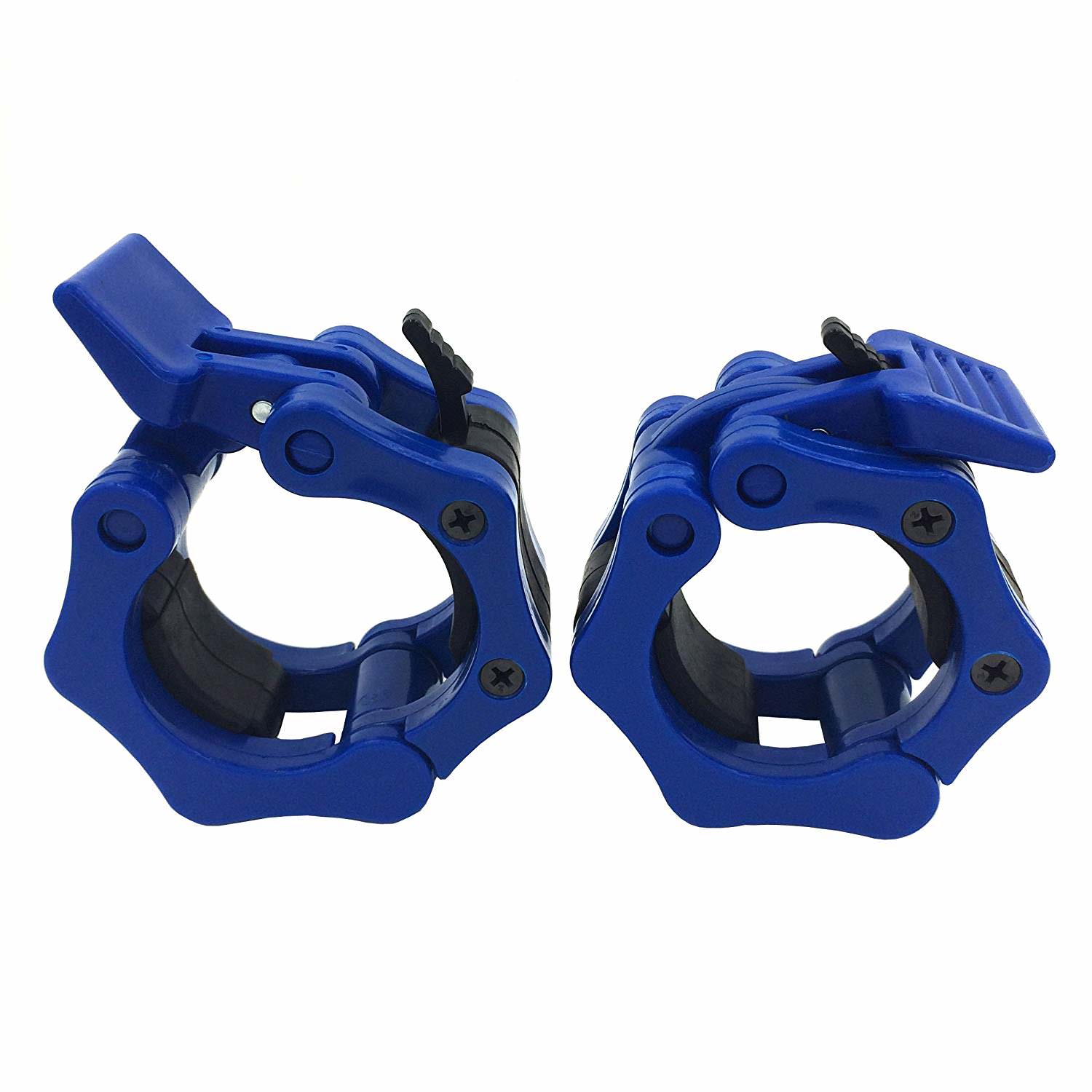 Barbell Clamps -Quick Release Pair of Locking 2" Olympic Size Barbell Clamp-Quick Release Barbell Clips for Pro Training