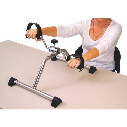 Essential Medical Supply Chrome Pedal Exerciser with Adjustable Tension