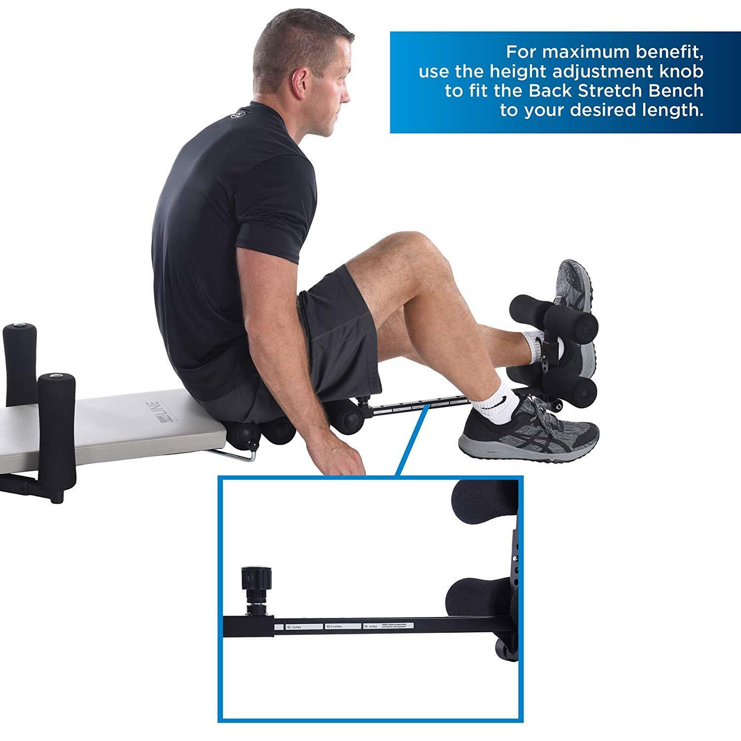 Stamina Inline Back Stretch Bench with Cervical Traction