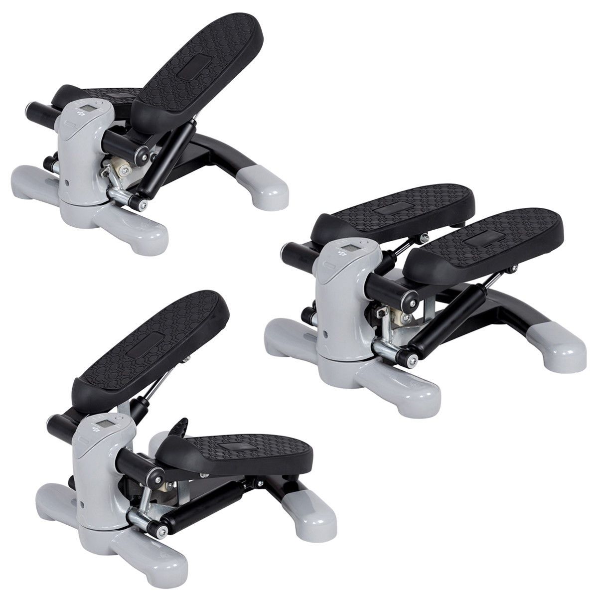 Goplus Aerobic Fitness Step Air Stair Climber Twister Stepper Exercise Machine