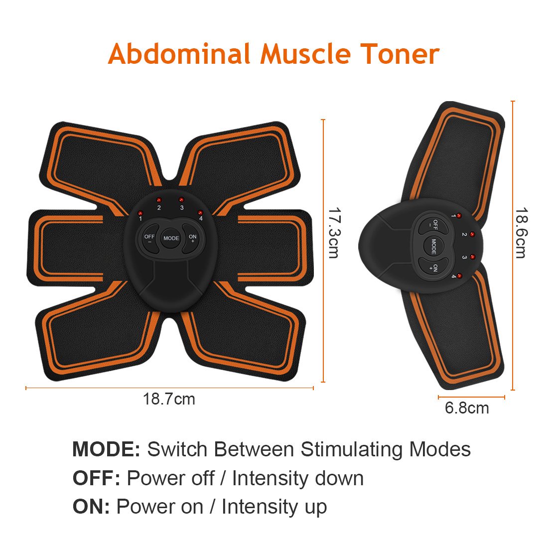 With 10 EXTRA Gel Pads & E-Book | Arm & Leg Trainer | Portable Office, Home & Gym Fitness Equipment