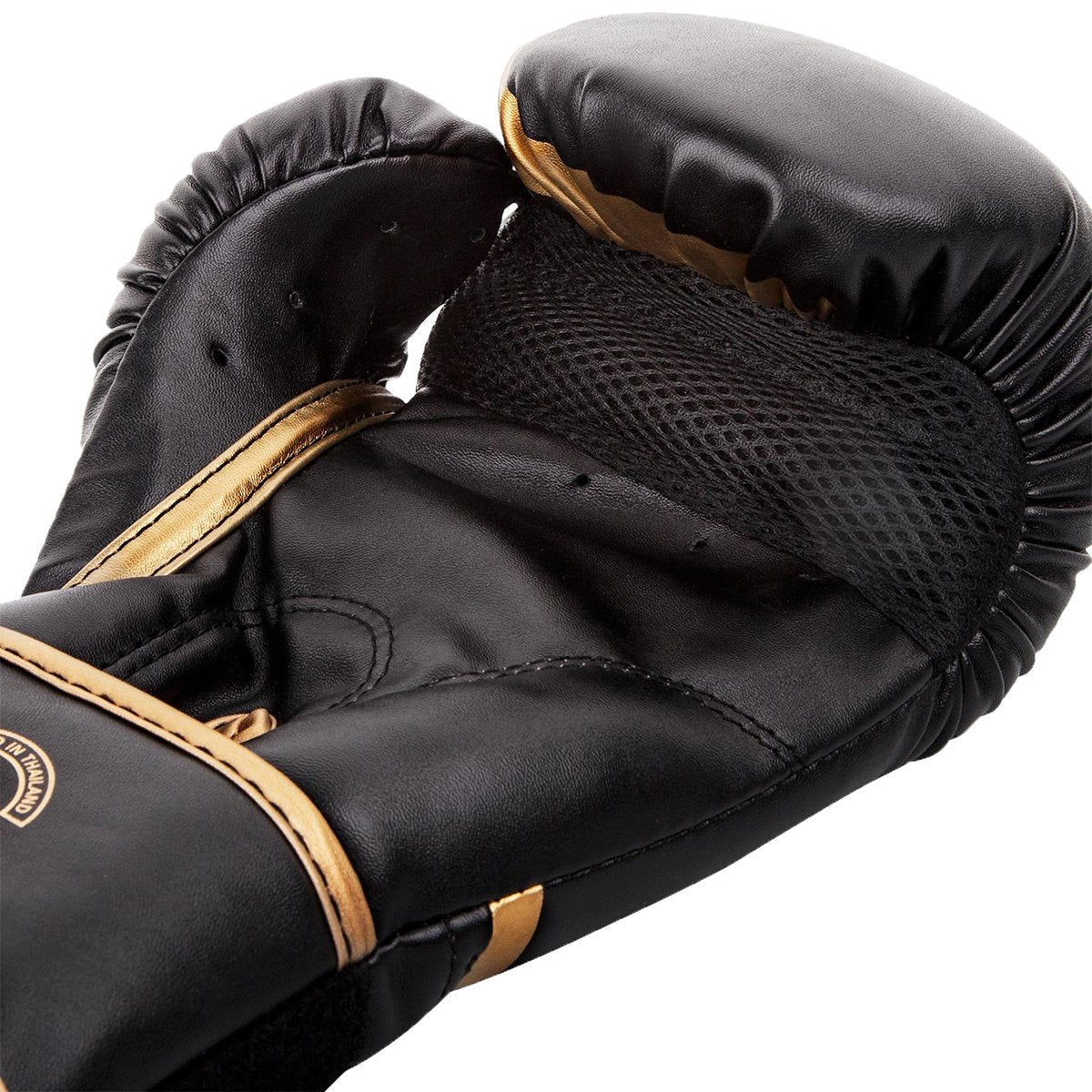 Venum Challenger 2.0 Hook and Loop Training Boxing Gloves - 16 oz. - Black/Gold