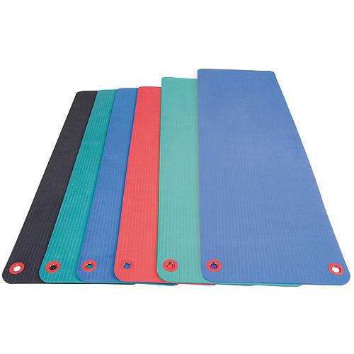 Elite Workout Mat with Eyelets, 20" x 48" x 0.5", Phthalate-Free PVC Closed Cell Foam, Multiple Colors