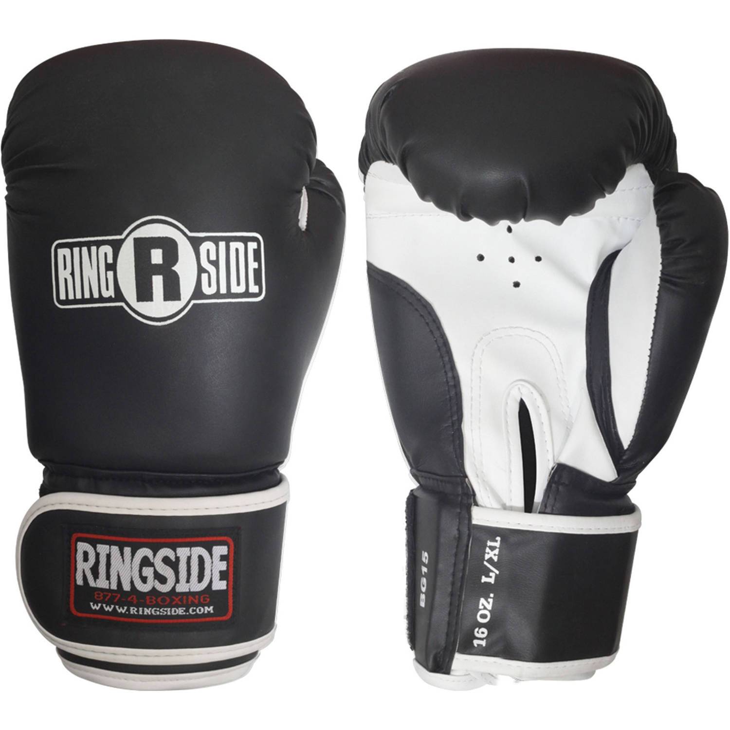Ringside Striker Training Gloves Small/Medium Black / White