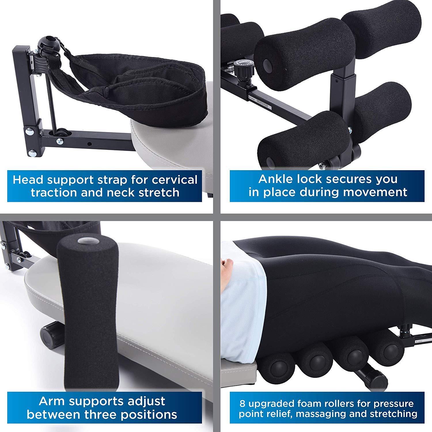 Stamina Inline Back Stretch Bench with Cervical Traction