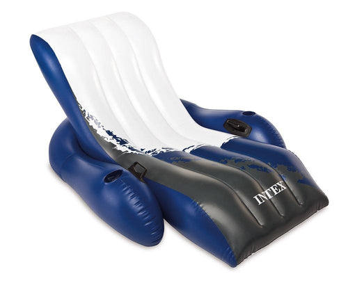 Intex Floating Recliner Inflatable Lounge, 71" X 53"