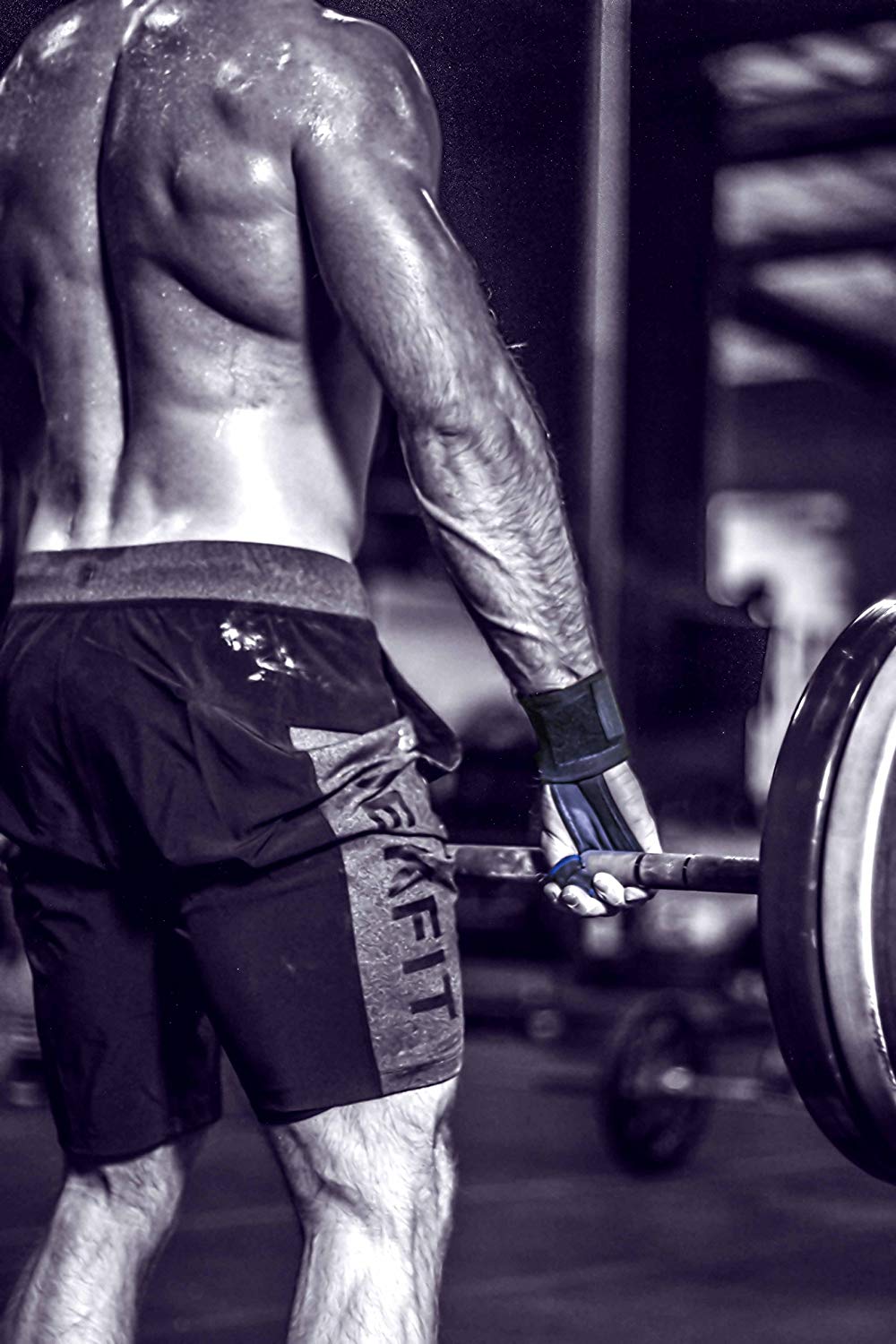 Full Palm Protection to Reduce Hand Tearing While Adding Crucial Wrist Support for Weightlifting